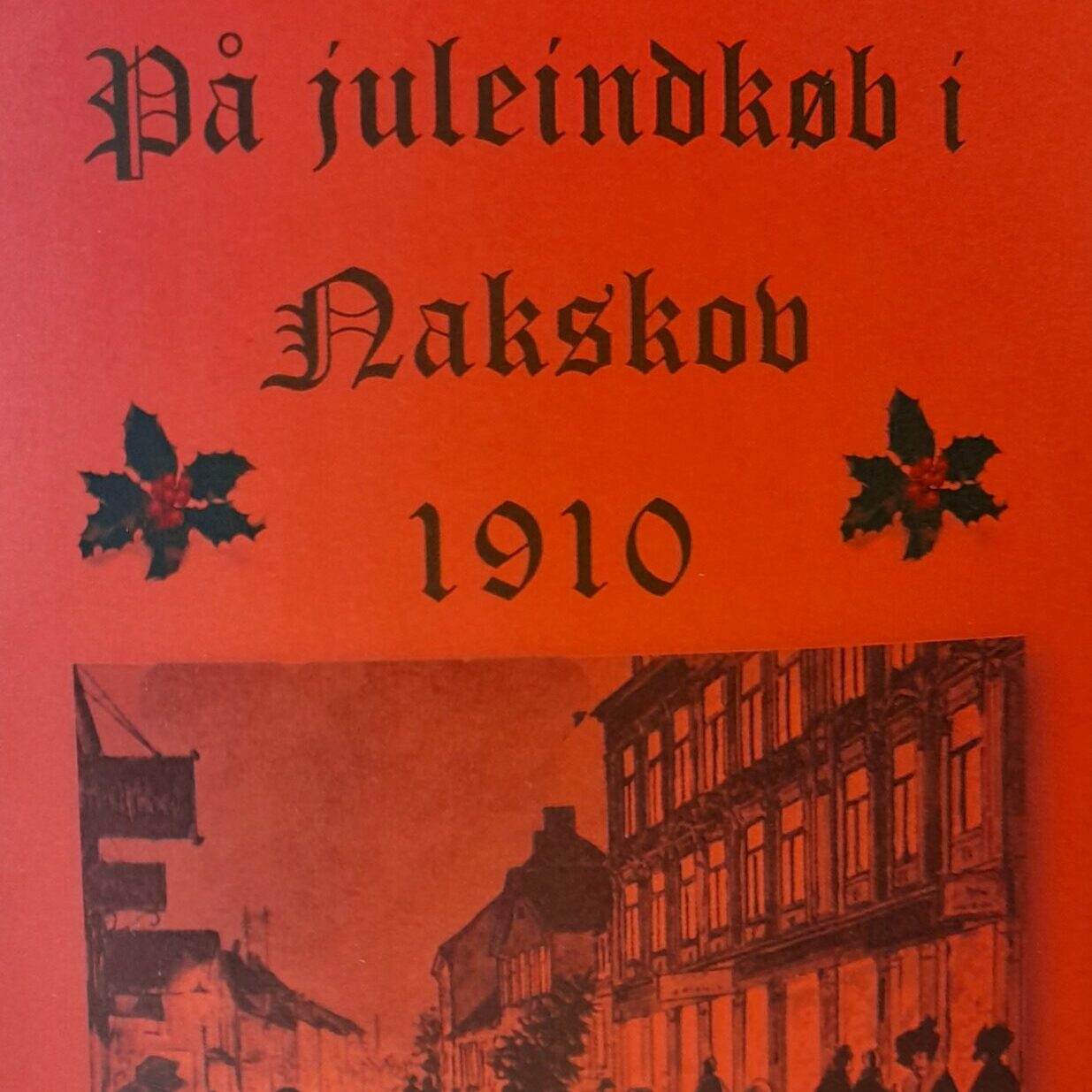 bogforside på juleindkøb i Nakskov 1910